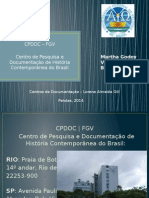 Apresentação PPT Sobre CPDOC