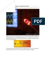 Método Gráfico para Calcular La Resistencia de Los Leds