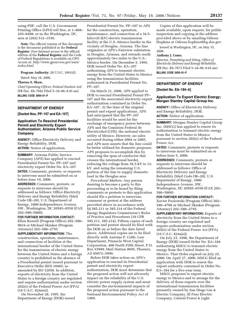 Pleasure Boat Reporting Requirements