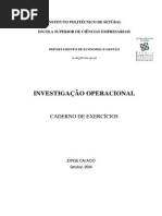 Caderno de Exercícios de IO