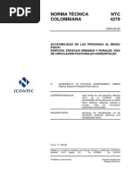 NTC 4144: Señalización Accesible | PDF