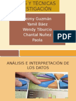 Análisis, Presentación E Interpretación de Los Datos