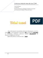 Model Proiect Lada PDF