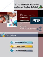 Deteksi Dini Persalinan Preterm