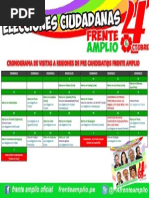 Cronograma de Actividades y Visitas de Candidat@s