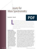 A Glossary For Mass Spectrometry