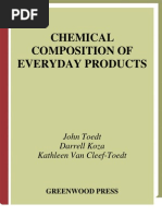 Download Chemical Composition of Everyday Products by quythanck SN28139499 doc pdf
