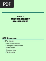 Unit - 1 Microprocessor Architecture