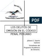 Los Delitos de Omision en El Codigo Penal Peruano