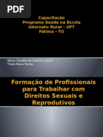 Capacitação Direitos Sexuais e DST.