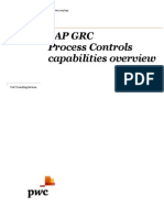 SAP GRC Process Controls Capabilities Overview - PWC