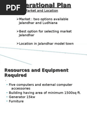 Operational Plan