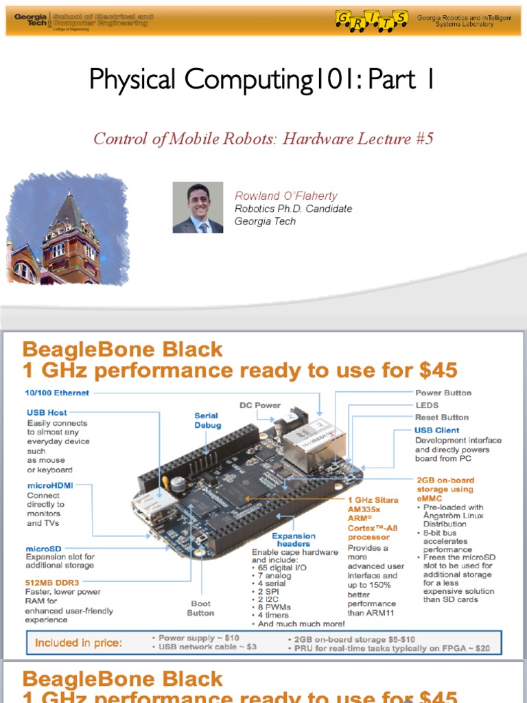 Physical Computing101: Part 1: Control of Mobile Robots: Hardware ...