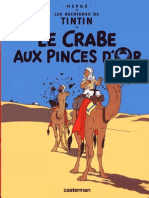 TINTIN Le Crabe Aux Pinces D or