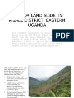Bududa Land Slide in Mbale District, Eastern Uganda