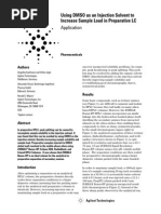 Using DMSO As Injection Solvent For HPLC