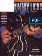 Shred Country Licks For Guitar PDF