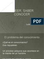 Creer Saber Conocer