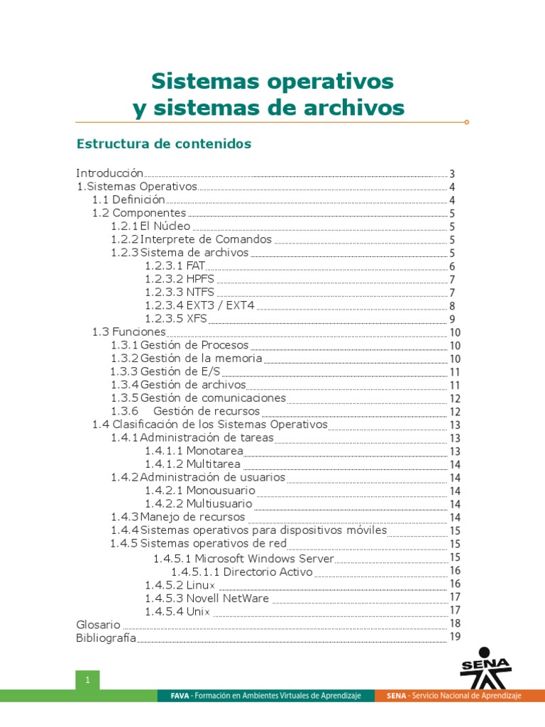 Sistemas Operativos | PDF | Sistema operativo | Archivo de computadora
