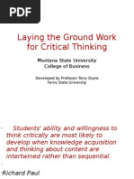 Critical Thinking Essentials by Chaffee | PDF | Critical Thinking | Reason