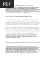 Download Model Pembelajaran Project Based Learning Dan Kurikulum 2013 by Noviarti SN281466315 doc pdf