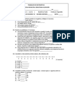 Trabalho de matemática escolar