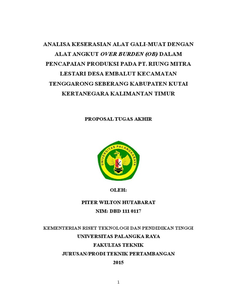 PROPOSAL TUGAS AKHIR