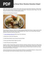 Download Bermacam-macam Resep Menu Masakan Rumahan Simpel Indonesia by wowgayahidupoke SN281475849 doc pdf