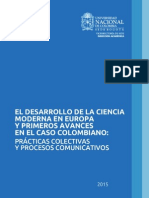 El Desarrollo de La Ciencia Moderna en Europa y Primeros Avances en El Caso Colombiano