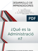 Presentación - El Proceso Administrativo