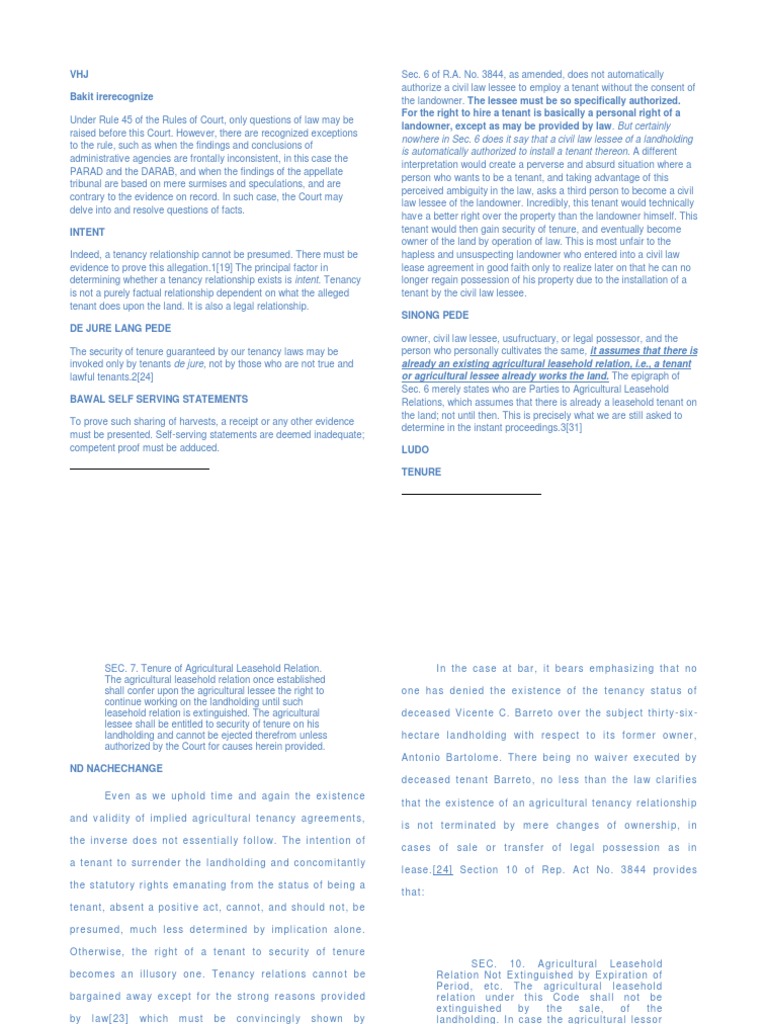 VHJ Bakit Irerecognize For The Right To Hire A Tenant Is Basically A