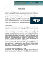 Teletrabajo Una Alternativa a La Inclusin Laboral de Personas Con Discapacidad