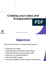 Creating Your Class and Encapsulation