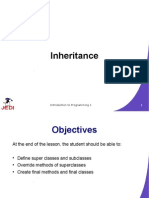 Inheritance: Introduction To Programming 1