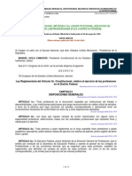 Ley Reglamentaraia Del Articulo 5 Constitucional