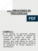 Distribuciones de Frecuencias