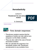 Aeroelasticity Lecture 4: Theodorsen Method for Non-Sinusoidal Motion