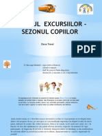 Sezonul Copiilor-Oferta de Excursii Tematice