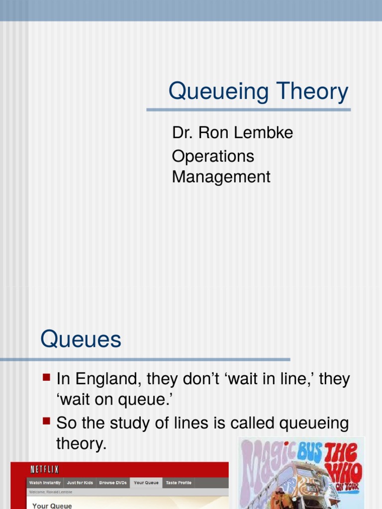Understanding Queueing Theory Through Poisson Distributions and ...