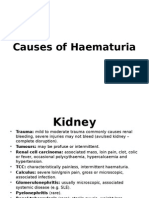 Causes of Haematuria