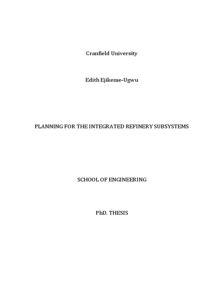 Generic CDU and VDU | PDF | Cracking (Chemistry) | Oil Refinery