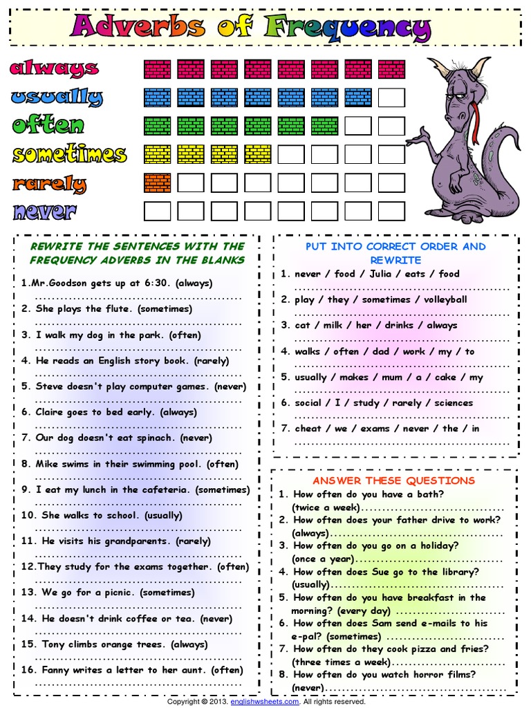 frequency-adverbs-2-page-activity-grammar-drills-94673