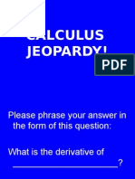 Calculus Jeopardy