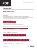 151 Hardox 400 Uk Data Sheet