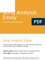 Song Analysis Essay2