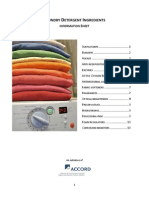Laundry Detergent Ingredients Info Sheet PDF