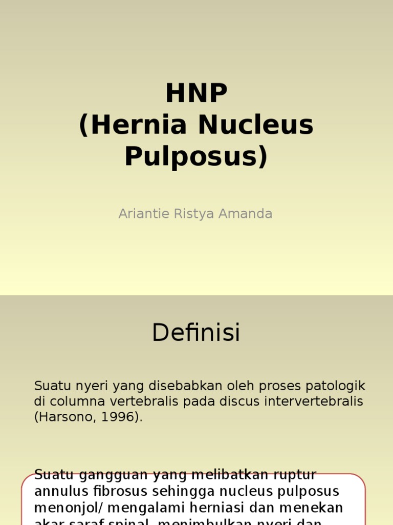 HNP | PDF