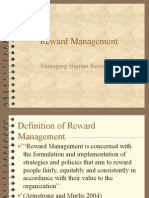 Reward Management: Managing Human Resources