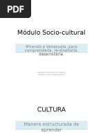 Formacion Socio-politica. Area Socio-cultural