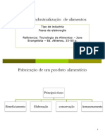 IndustrializaçãoIndustrialização de alimentos de Alimentos